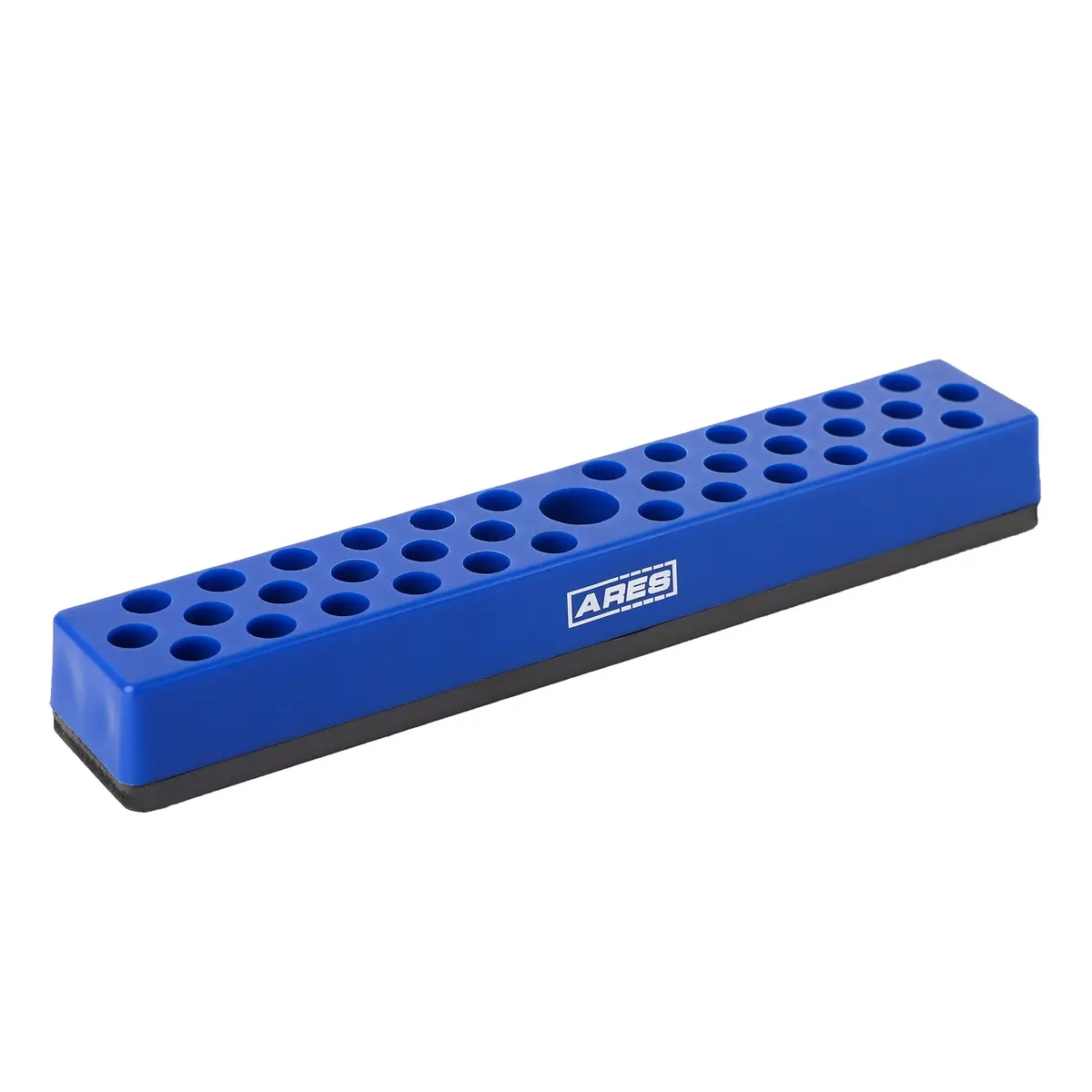 Ares 60012 - Blue 37 Hole Hex Bit Organizer With Strong Magnetic Base 1