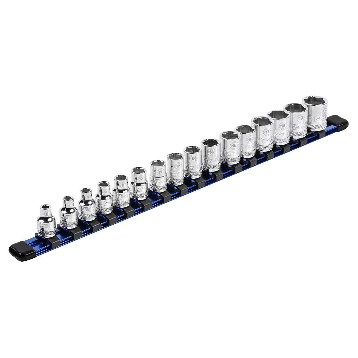 Ares 60043 - 3/8" Drive Blue Aluminum Socket Rail 1