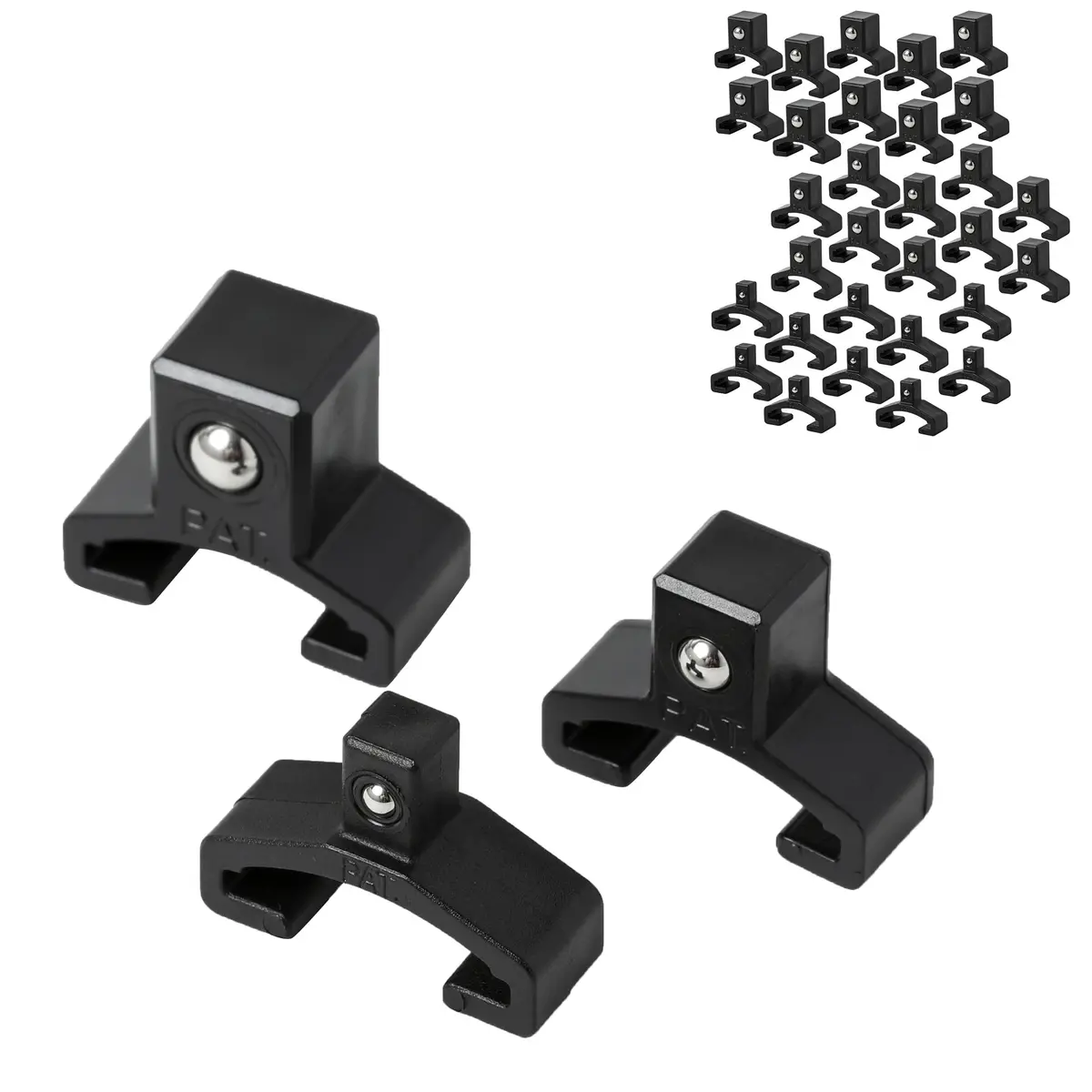 Ares 60052 - 30-Piece 1/4-Inch, 3/8-Inch, And 1/2-Inch Drive Socket Clip Set 1