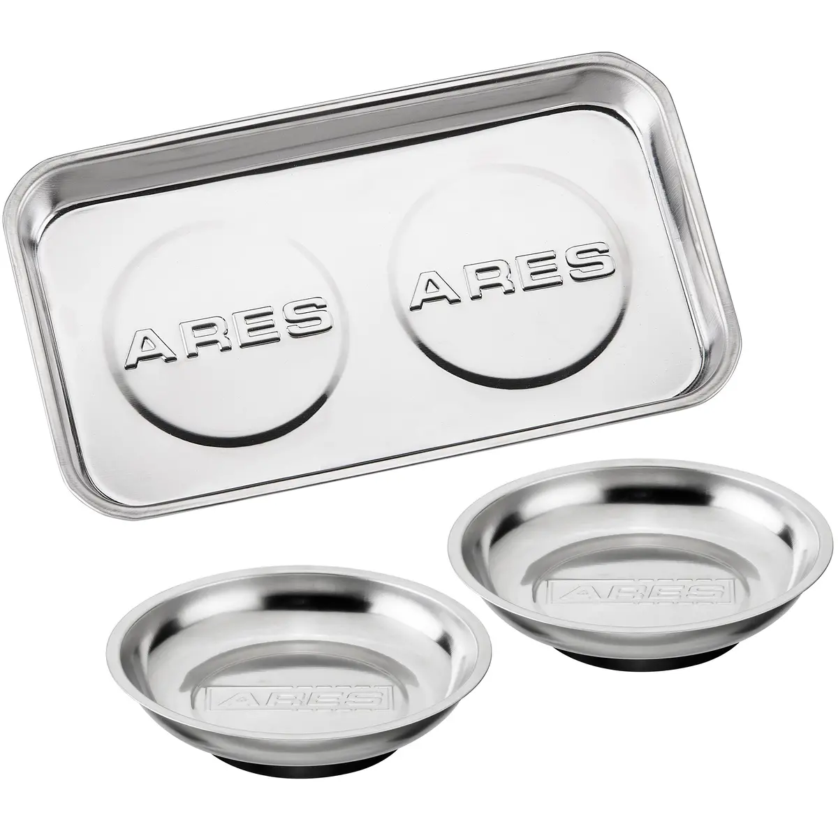 Ares 61000 - 3-Piece Magnetic Tool Tray Set 1