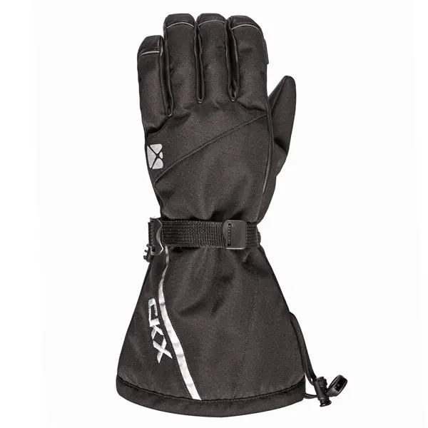 Ckx Yukon Leather/Fabric Gloves Snowmobile Winter Unisex Black 1