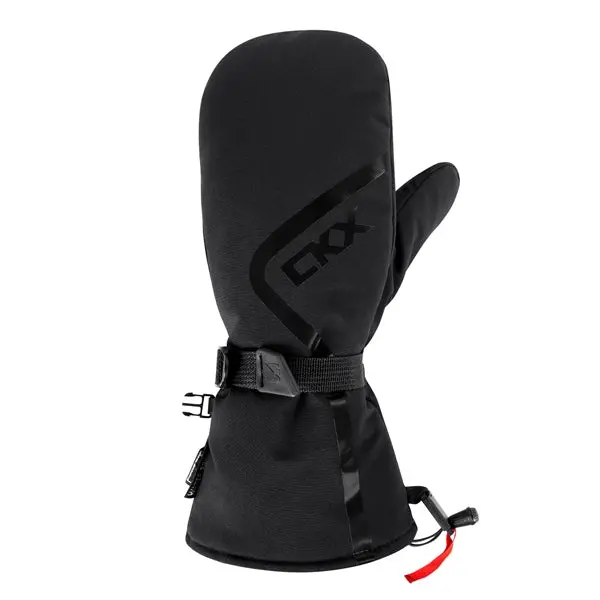 Ckx Throttle 2.0 Mittens Leather/Fabric Snowmobile Winter Unisex Black 1