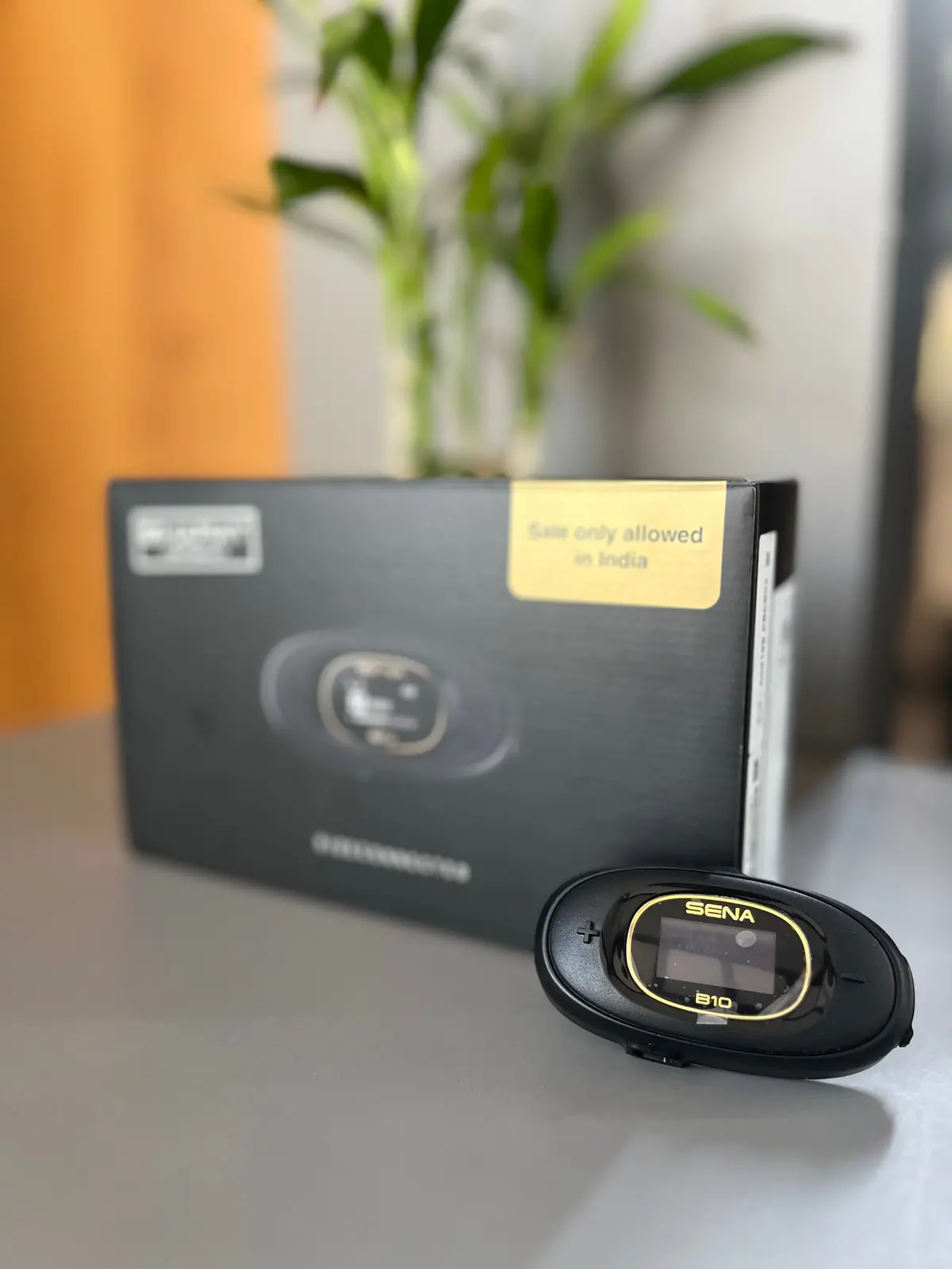 Sena B10 Motorcycle Bluetooth Communication System | Bluetooth Intercom Headset Connecting 4 Riders | Hd Speakers | Upto 1Km Range | Upto 16 Hours Battery Life (Supports Android & Ios) 1