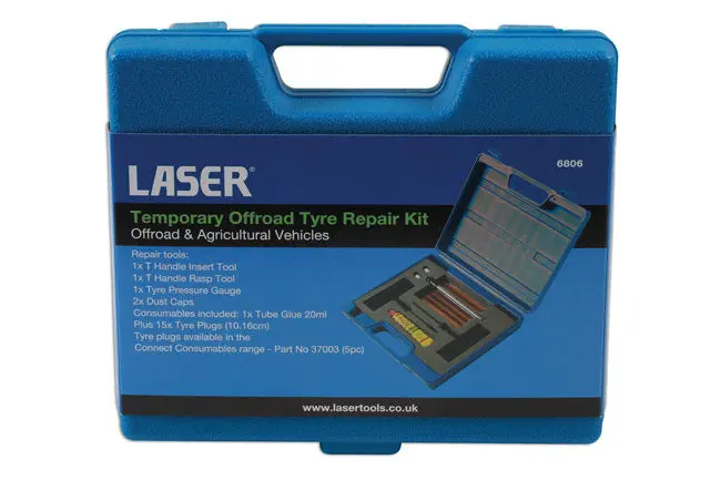 6806 Laser Temporary Off-Road Tyre Repair Kit 1