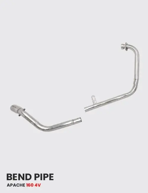 Apache Rtr160 / 200 4V Exhaust System Pipe Stainless Steel ( Only Bend Pipe ) - Sb 544 1