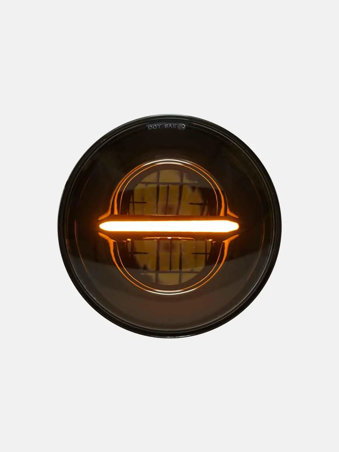 7 Inch Led Headlight With Centre Park Light 1