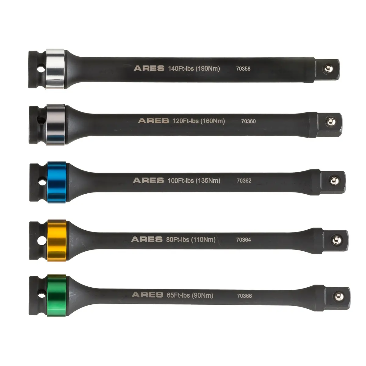 Ares 70367 - Torque Limiting Extension Bar Set 1