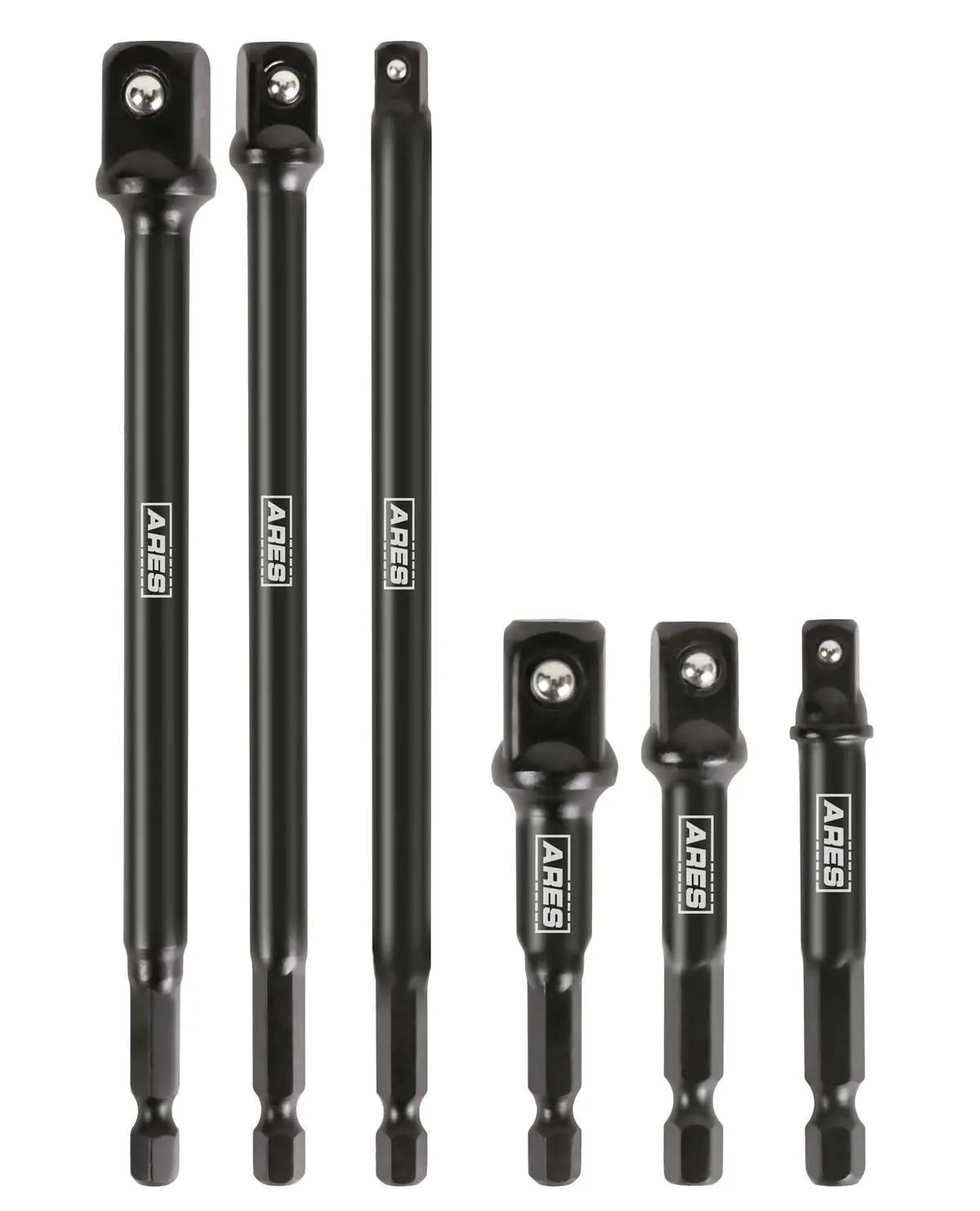 Ares 70382 - 6-Piece 3-Inch And 6-Inch Impact Grade Socket Adapter Set 1
