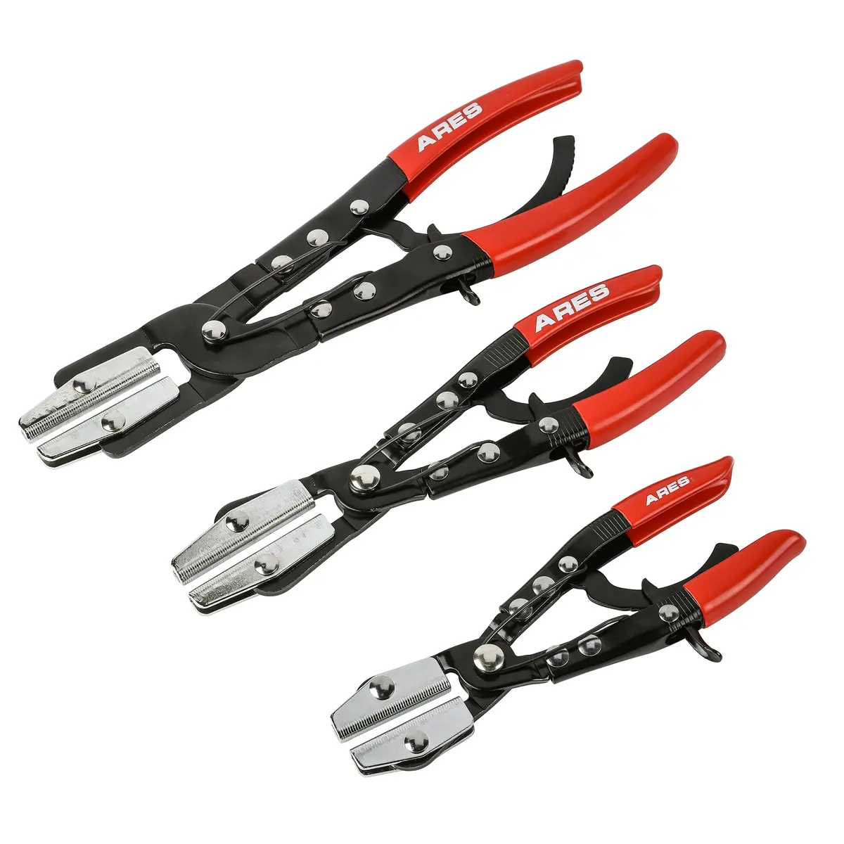 3-Piece Ratcheting Hose Pinch Pliers Set 1