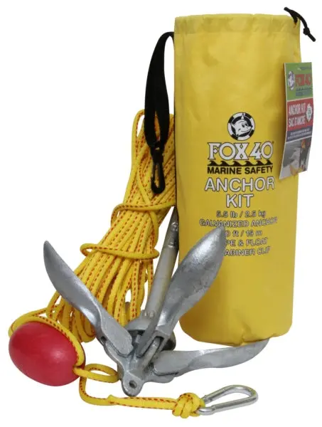 Fox40 Anchor Kit (Bag, Anchor 2.5Kg & Rope) Part # 7928-0500 1