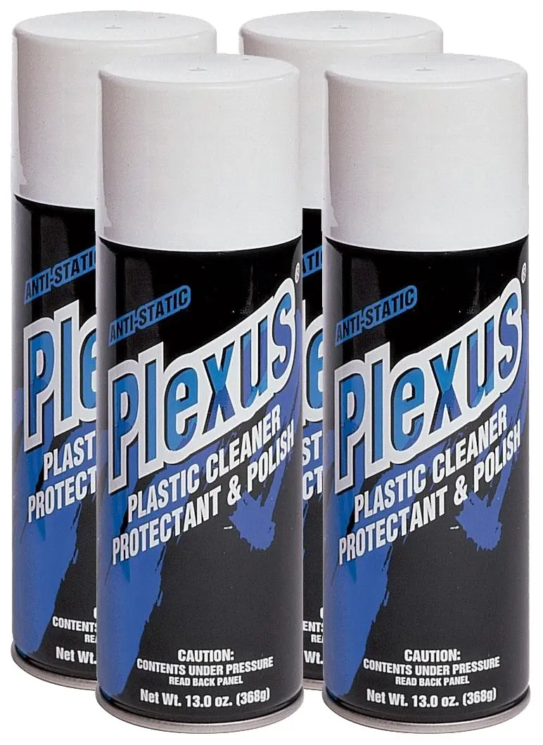 Plexus Plastic Cleaner Protectant & Polish 13Oz Spray Bottle 4-Pack 1