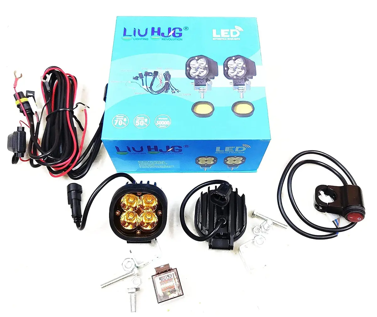 Liu Hjg 4 Led Minicree 40W With Wiring Harness & Switch ( Pair) 1