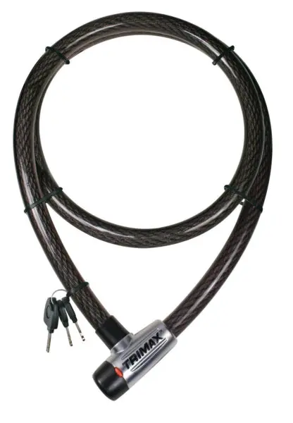 Trimax Cable Lock, 3 Keys Cable Lock - 723669 Part# Tq2572 1
