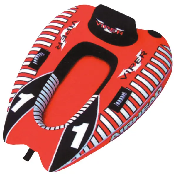 Airhead Viper Tube Inflatable Tow Orange/Black/White - 1 User Part# Ahvi-F1 1