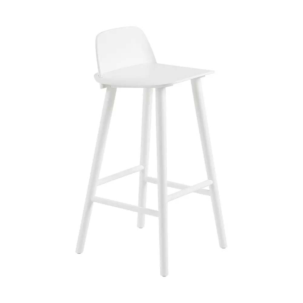 Muuto | Nerd Bar Stool | 75Cm White - Dc 1