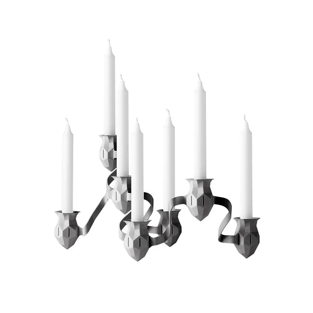 Muuto | The More The Merrier Candelabra | Grey - Dc 1