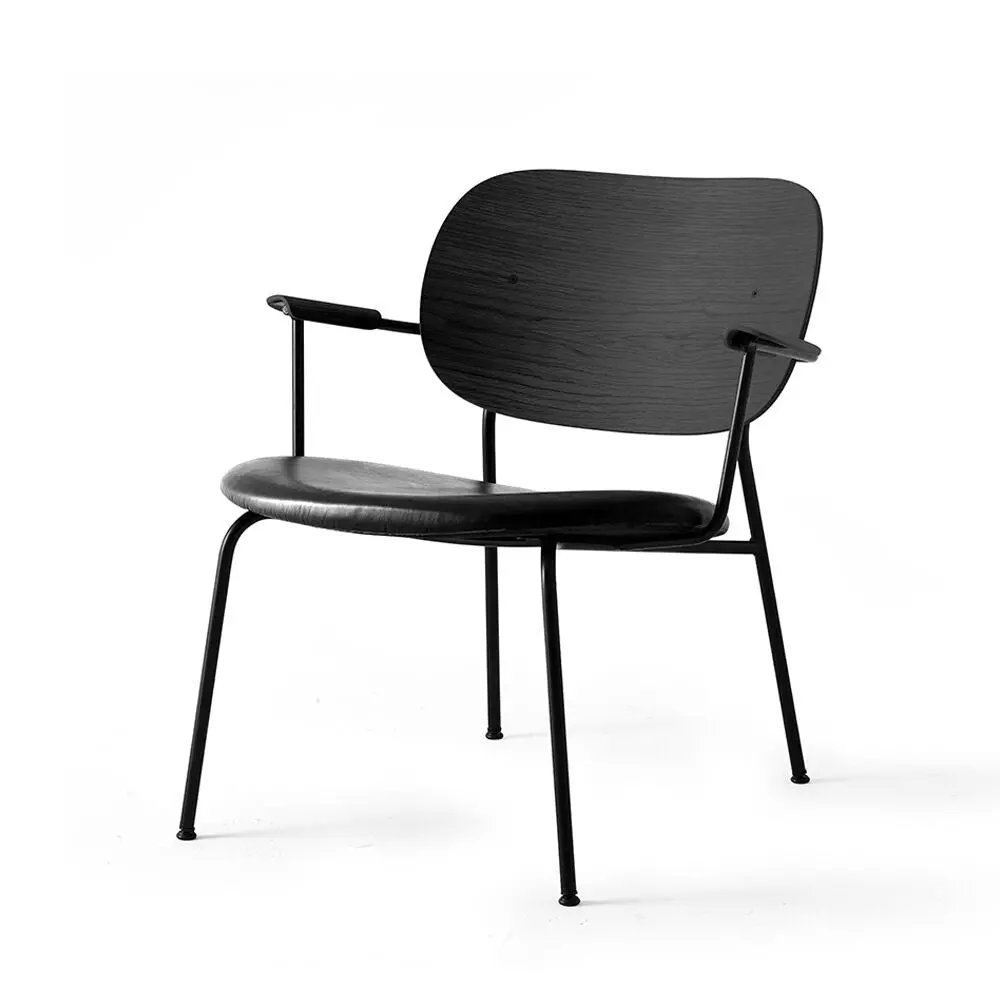 Audo Copenhagen (Menu) | Co Lounge Chair | Black Oak + Leather 1