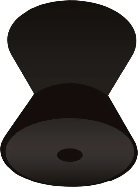 Kimpex Bow Roller Rubber 3 X 1/2 Black Part # 59506 1