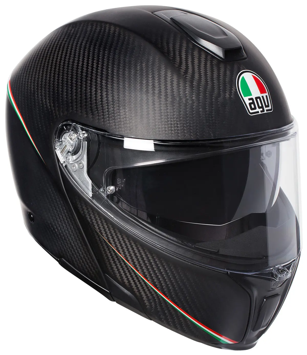 Agv Sportmodular Tricolore Matte Carbon Helmet 1