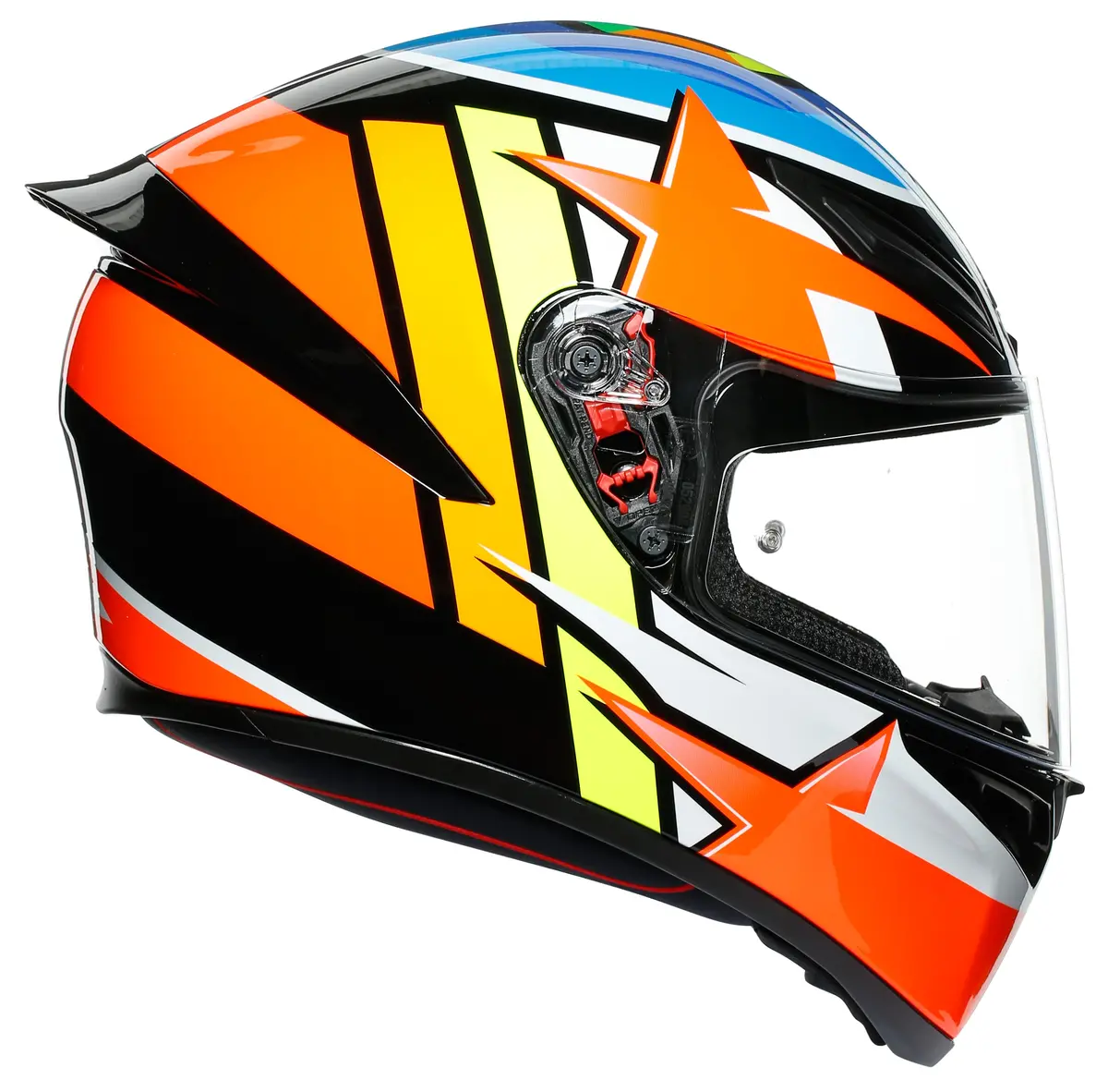 Agv K-1 Full-Face Motorcycle Helmet - Rodrigo Replica Graphic 1