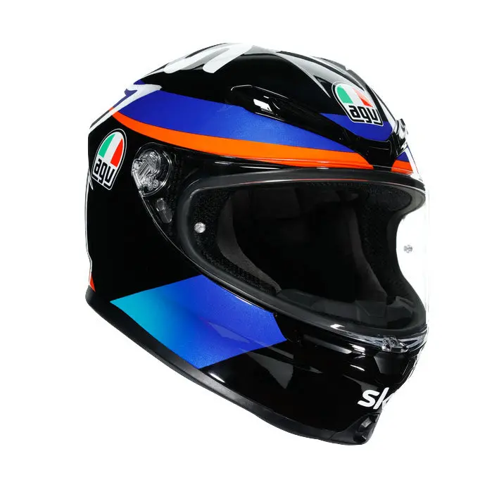 Agv K-6 Full-Face Motorcycle Helmet - Marini Sky Team 21 Graphic 1