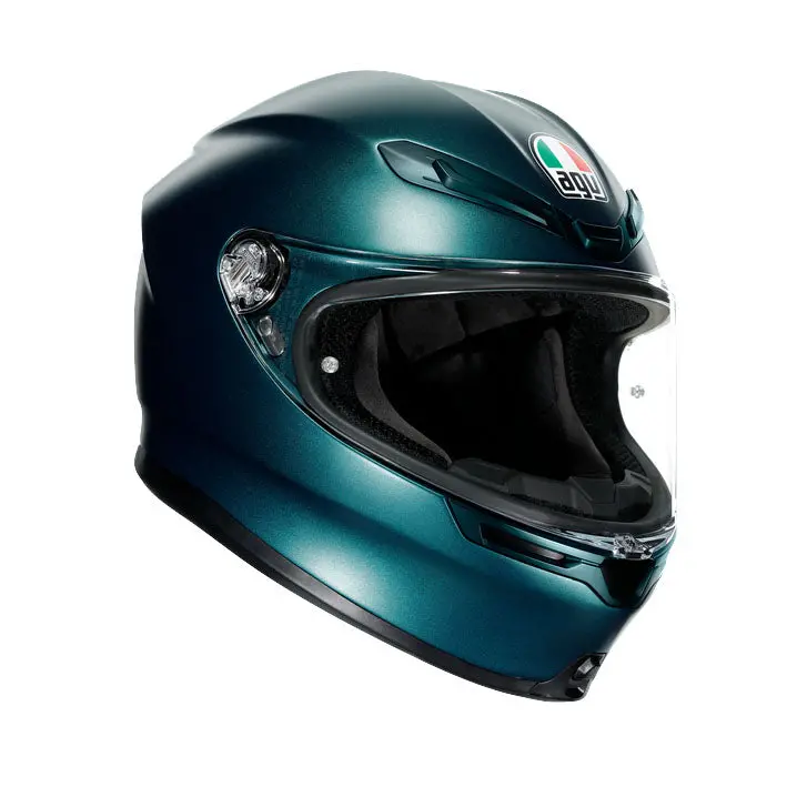 Agv K-6 Full-Face Motorcycle Helmet - Petrolio Matt Graphic 1
