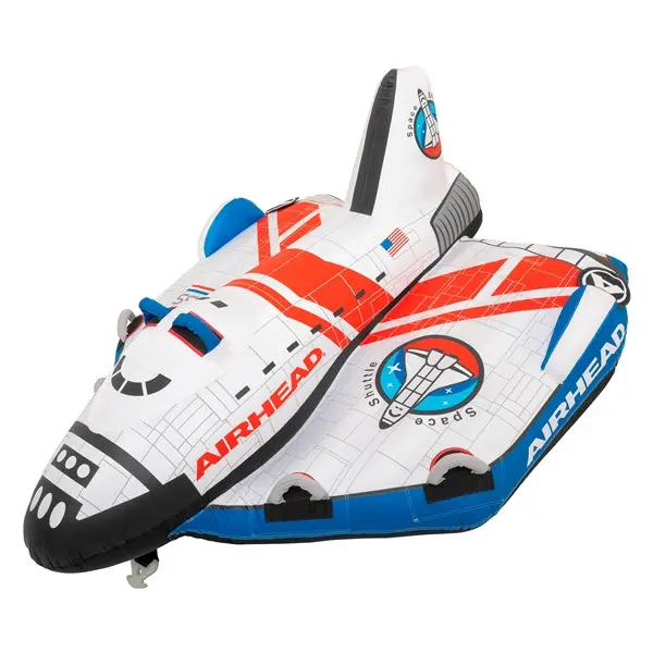 Airhead Towable Tube Space Shuttle Inflatable Tow Tube - 1 To 3 Riders 1