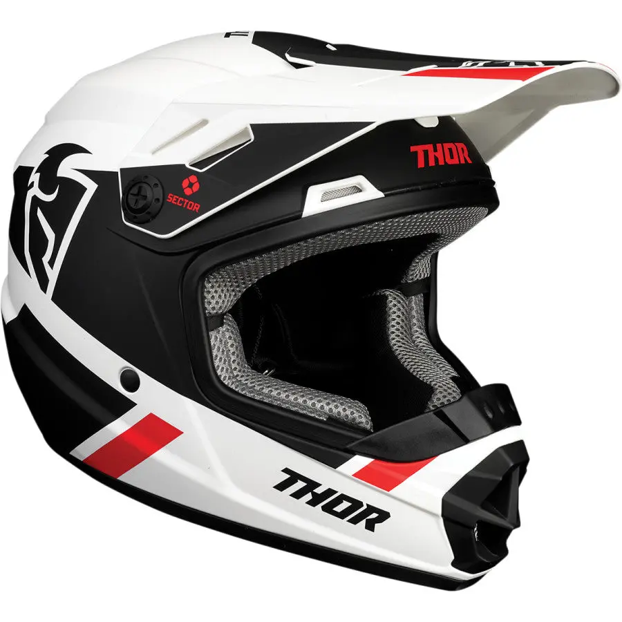 Thor Helmet Youth Split Mips White/Black 1