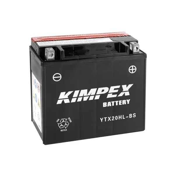 Kimpex Battery Maintenance Free Agm High Performance Ytx20hl-Bs Part# 1