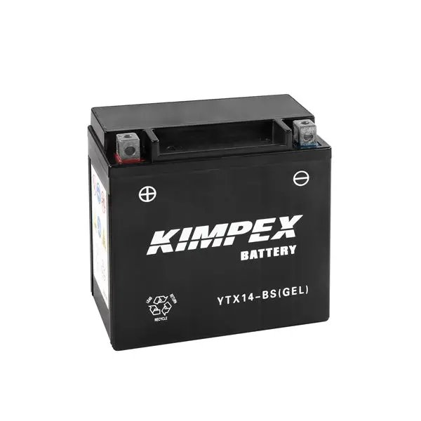 Kimpex Battery Maintenance Free Agm Ytx14-Bs(Gel) Part# Htx14-Bs(Gel) 1
