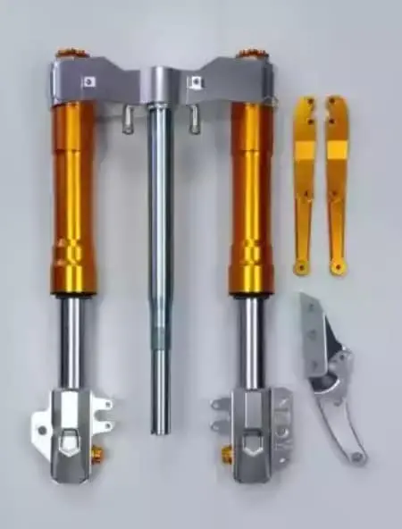 Yamaha Aerox Accessories India Yamaha Aerox Upside Down Fork Assembly Golden 1