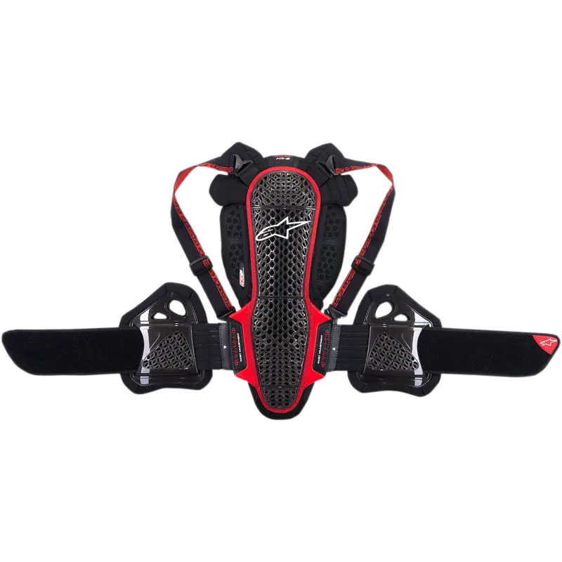 Alpinestars Nucleon Kr-3 Motorcycle Back Protector - Black/Red 1