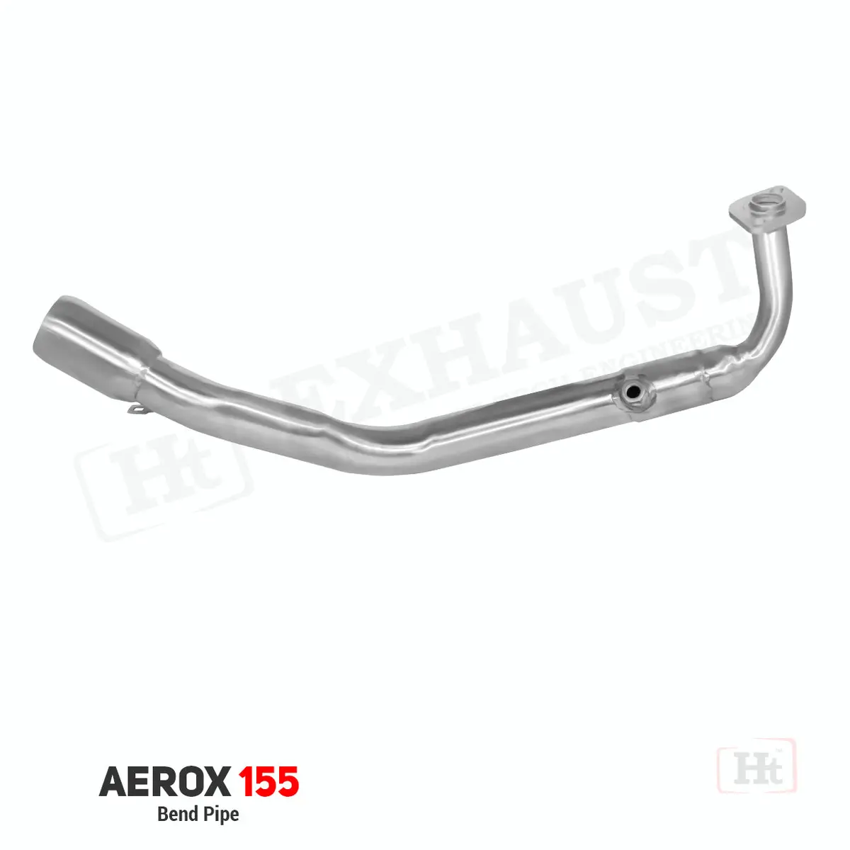 Exhaust Bend Pipe For Aerox 155 Stainless Steel (Only Bend Pipe) – Sb 720 / Ht Exhaust 1
