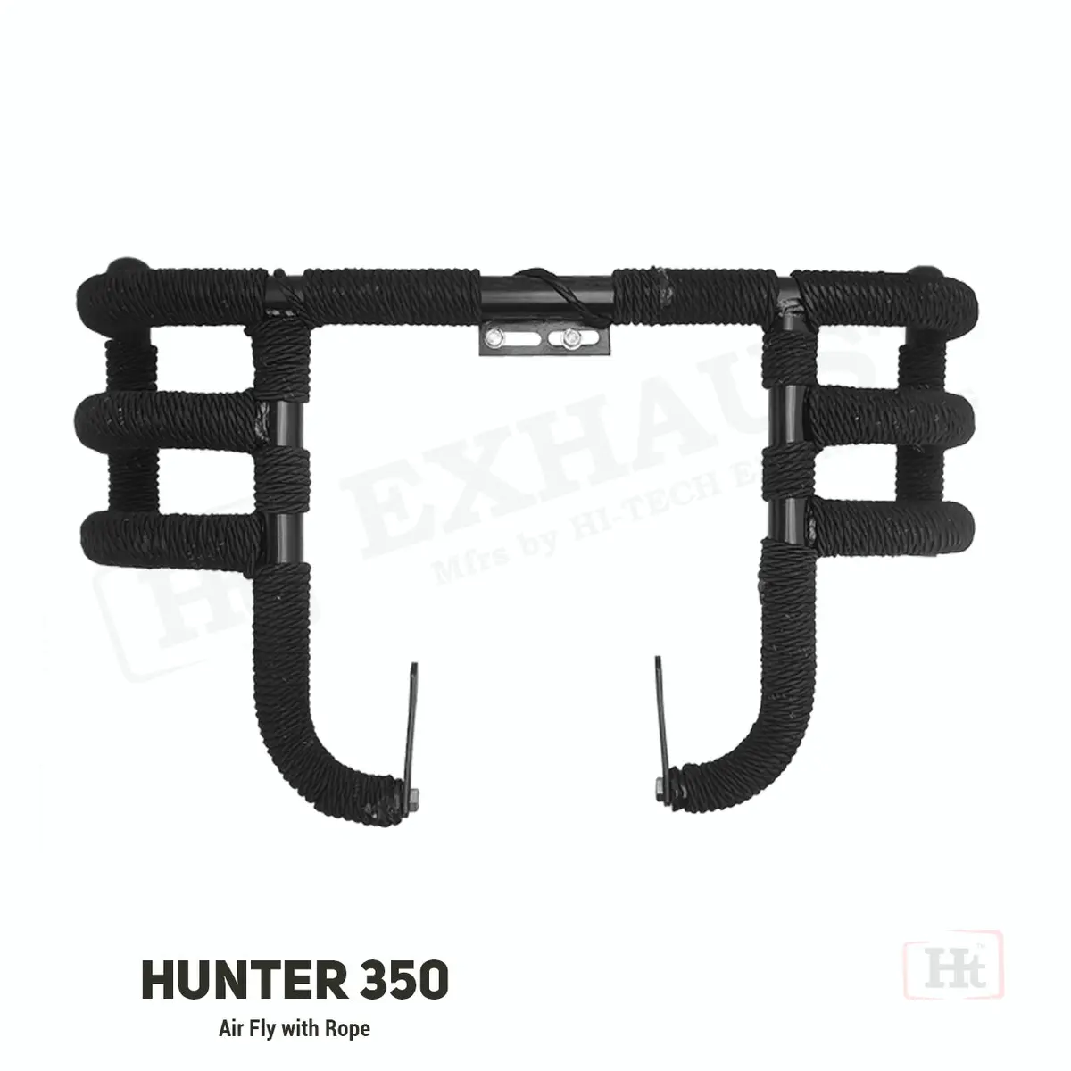 Hunter 350 Airfly Leg Guard – Black With Rope – Sb 661 / Ht Exhaust 1