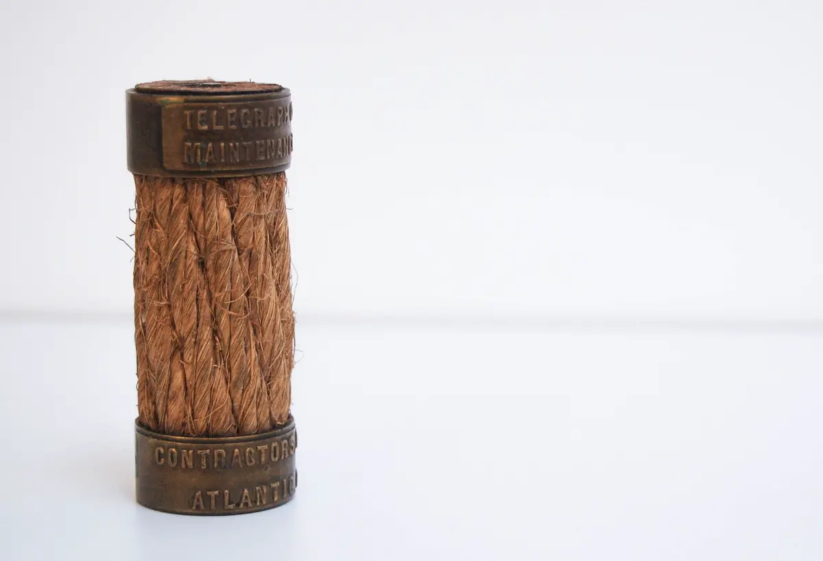 Section Of The 1866 Trans-Atlantic Telegraph Cable By The Telegraph Construction & Maintenance Company Limited 1