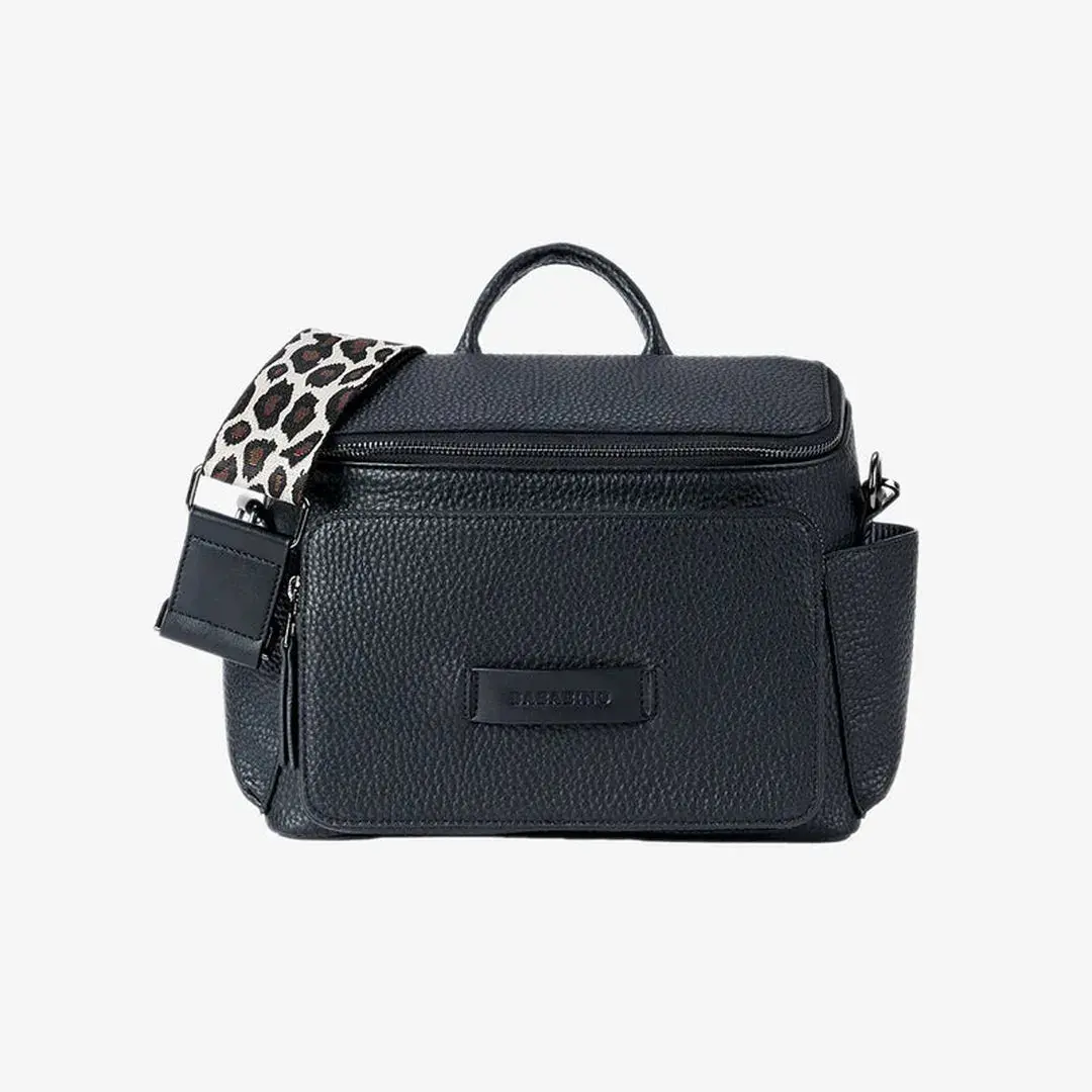 Bababing Isla Daypac - Black Leather 1