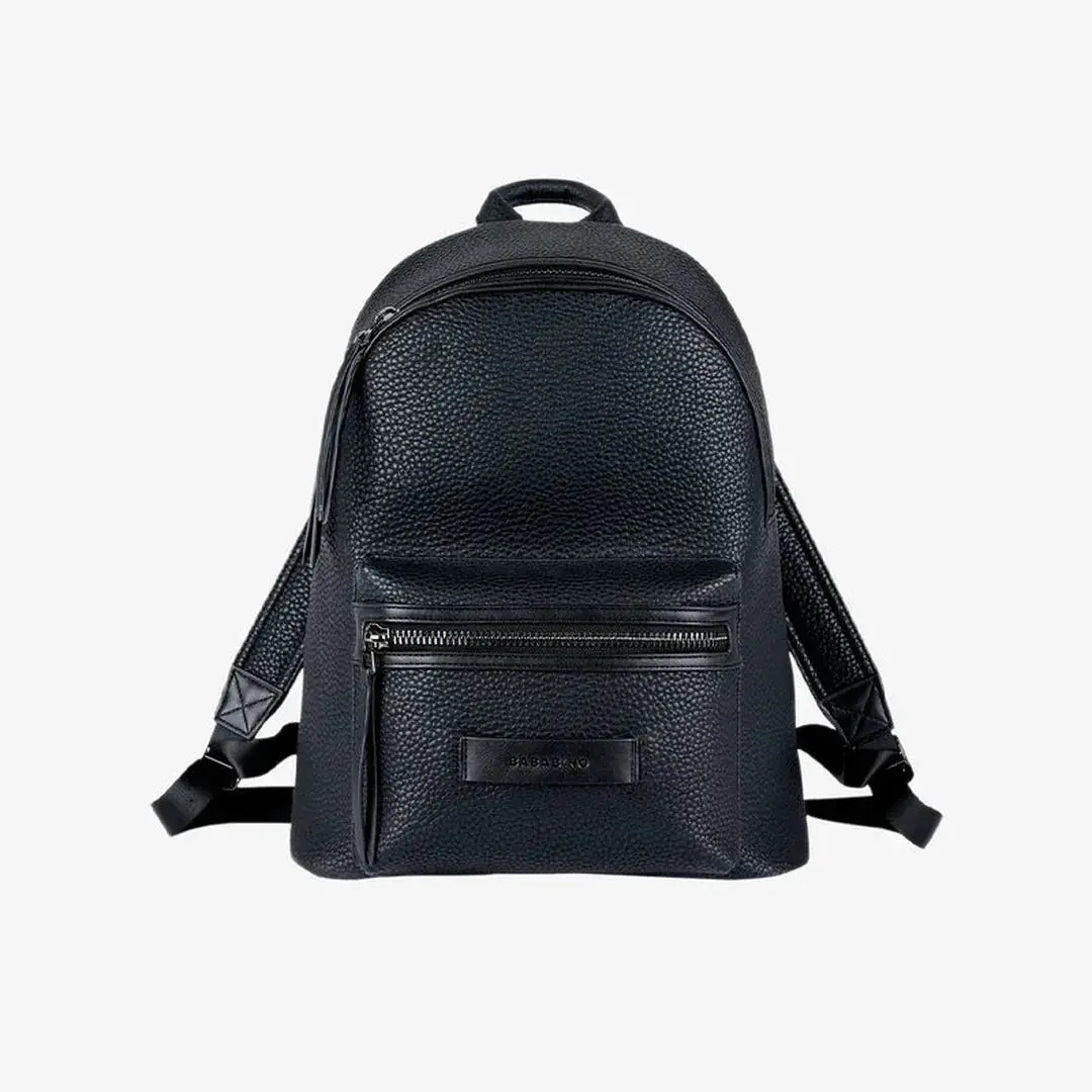 Bababing Luca Vegan Leather Backpack - Black 1