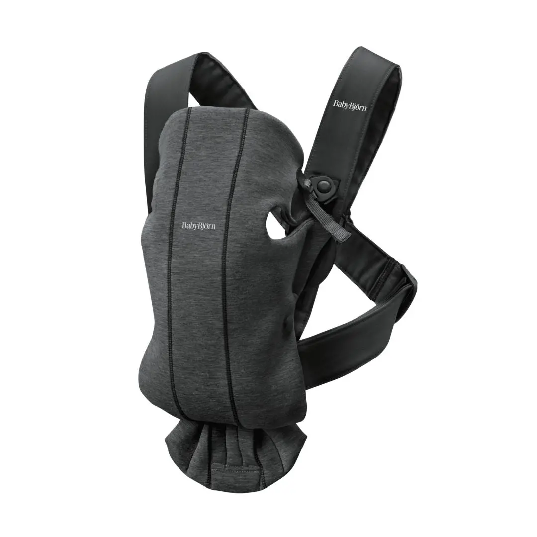 Babybjörn Baby Carrier Mini 3D Jersey - Charcoal Grey 1