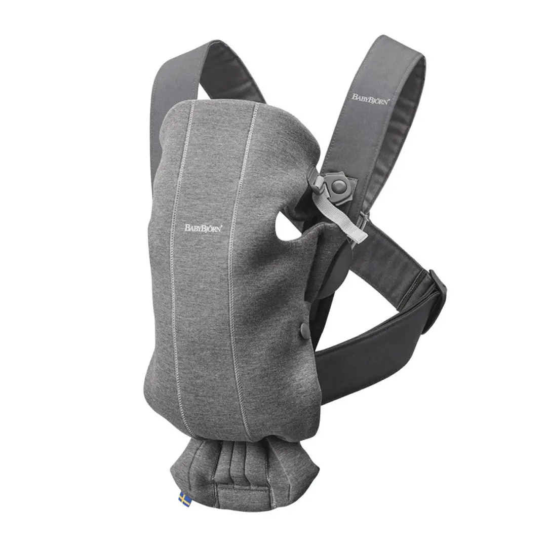 Babybjörn Baby Carrier Mini 3D Jersey - Dark Grey 1