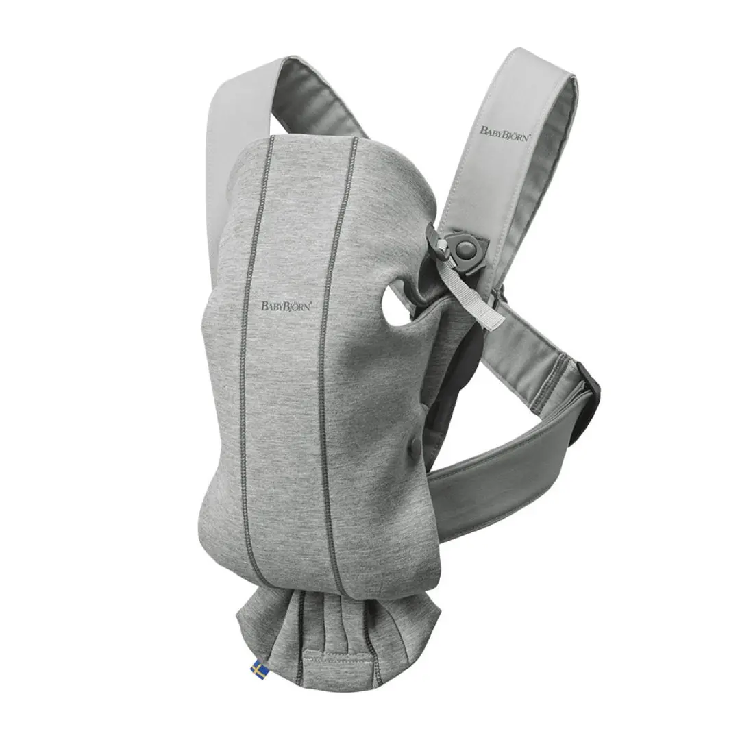 Babybjörn Baby Carrier Mini 3D Jersey - Light Grey 1