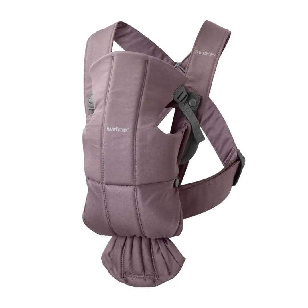 Babybjörn Baby Carrier Mini Cotton - Dark Purple 1