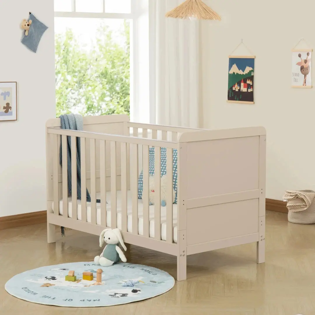 Babymore Caro Urban Cot Bed – Cashmere 1