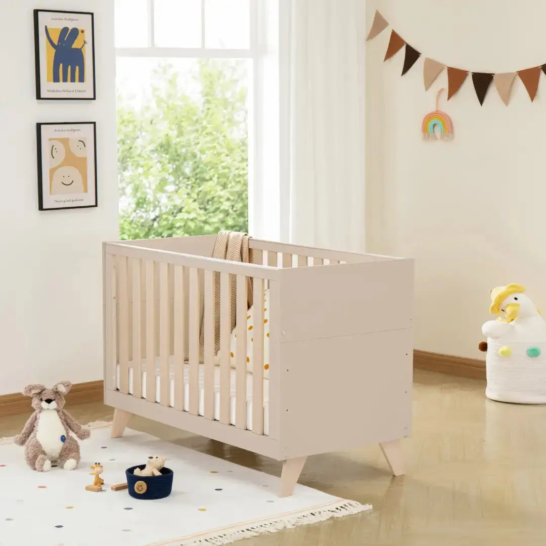 Babymore Dante Mini Cot Bed – Cashmere 2