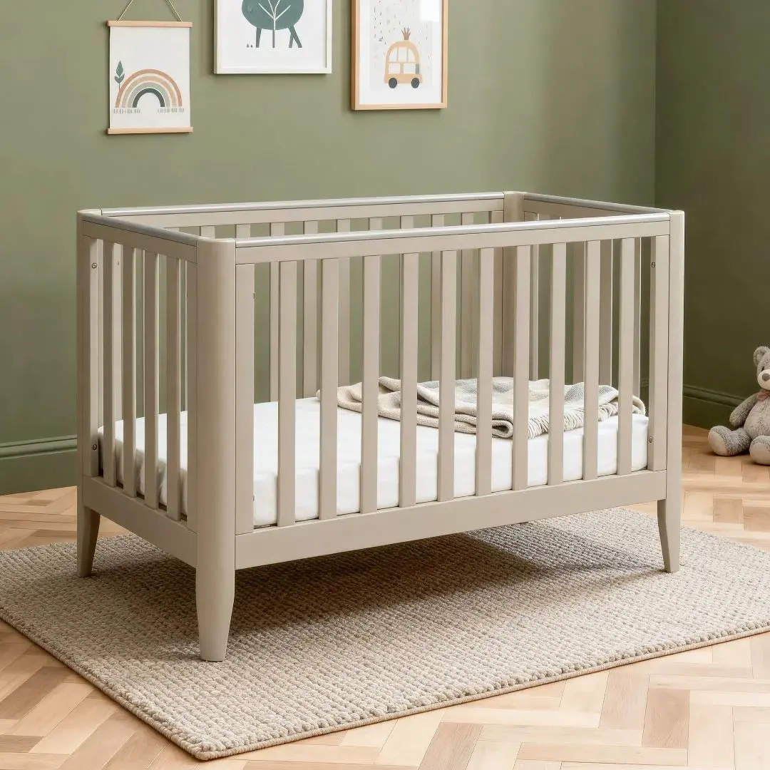 Babymore Iris Cot Bed - Cashmere 1