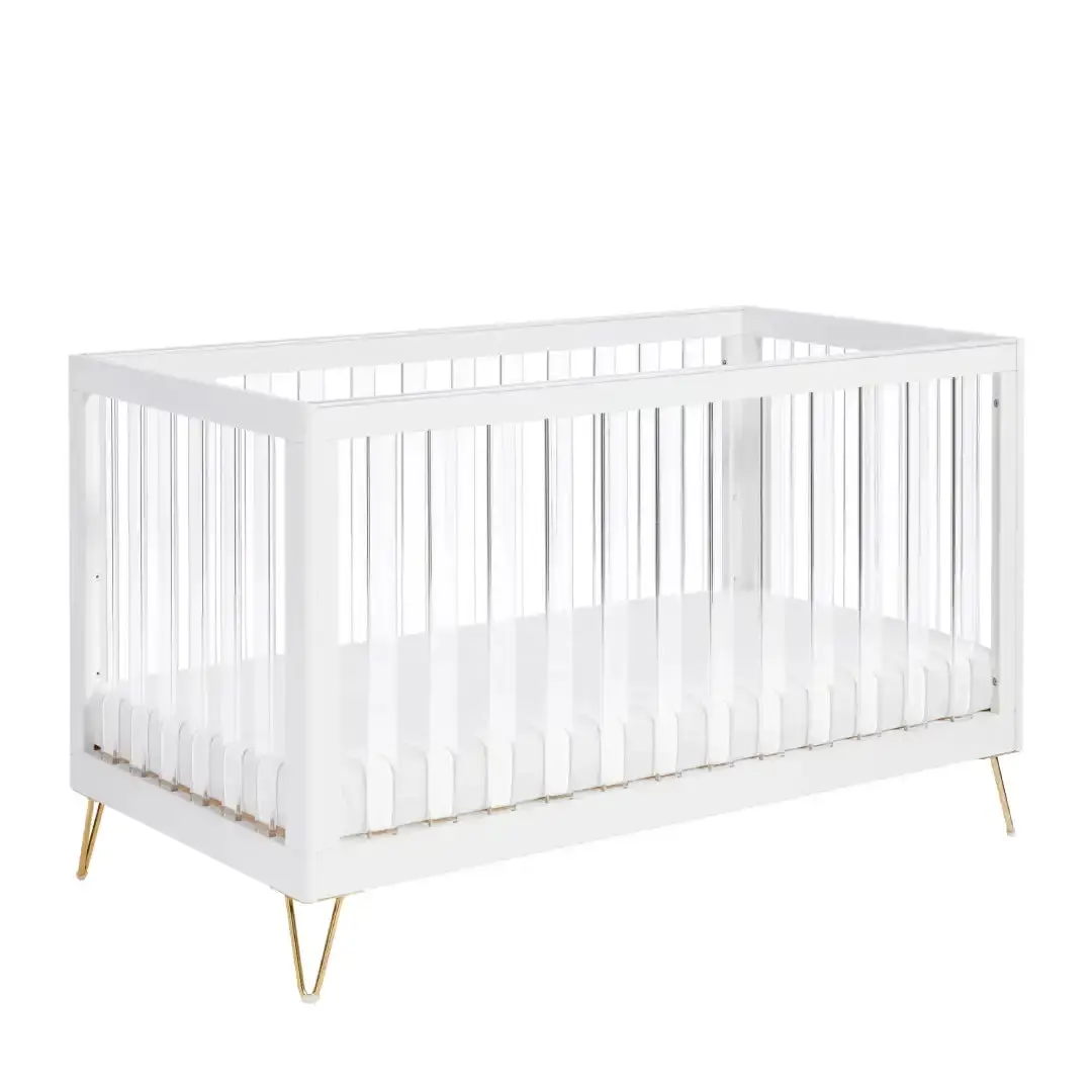Babymore Kimi Xl Cot Bed – Acrylic 1
