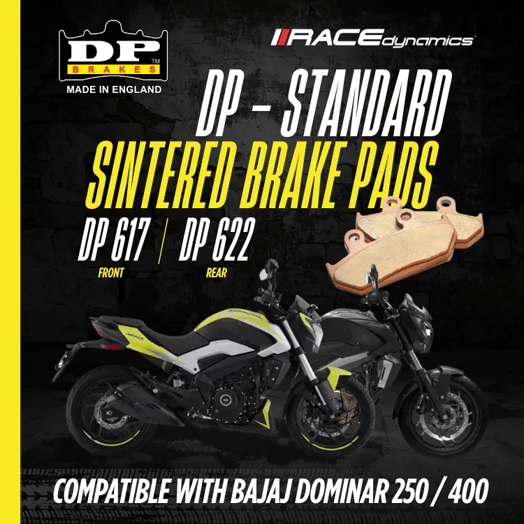 Dp Sintered Brake Pads For Bajaj Dominar 400 (Upto 2018) - Standard 3