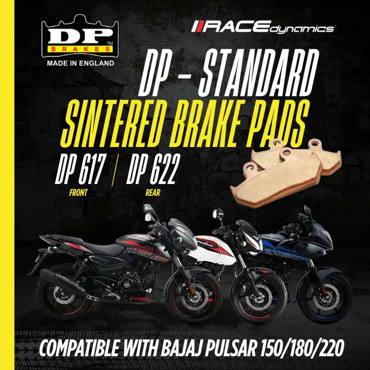 Dp Sintered Brake Pads For Bajaj Pulsar 150/180/220 - Standard 3