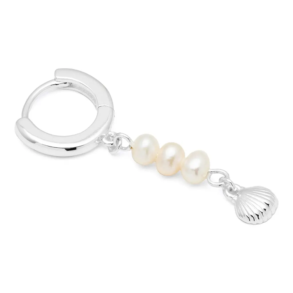 Beach Earring 1 Pcs - Silver Plated 1