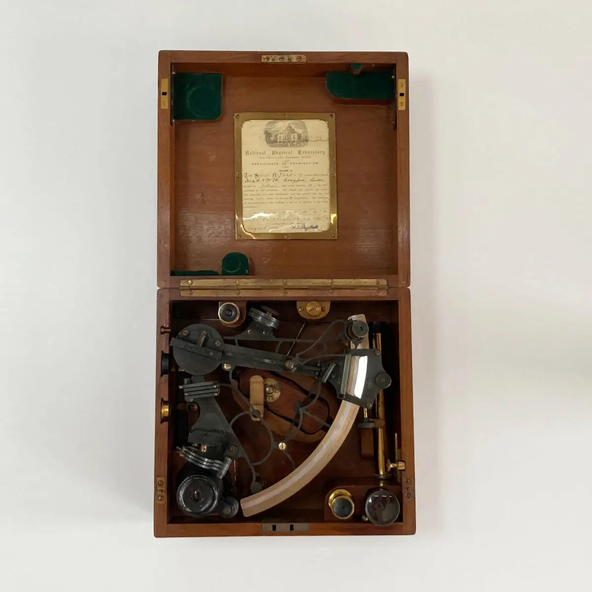 Mark I Bell Pattern Sextant With Full Accessories By Heath & Co Of London 1