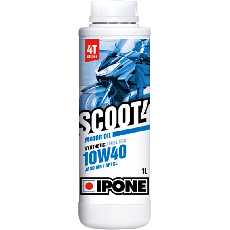 Ipone Scoot 4 Motor Oil Semi-Synthetic Lubricant For 4 Stroke Scooters 1